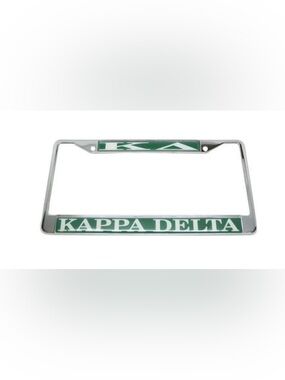 Kappa Delta License Plate Frame